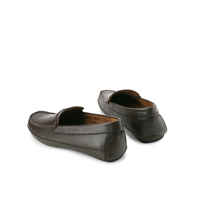 Hush Puppies Sepatu Pria Slip On Kovic Vatro Loafer In Coffee