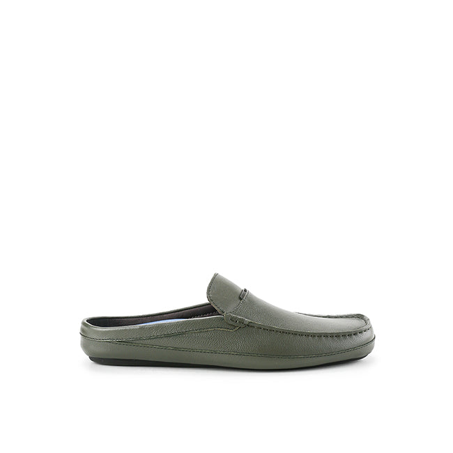 Hush Puppies Sepatu Pria Kovic Vatro Mules In Olive