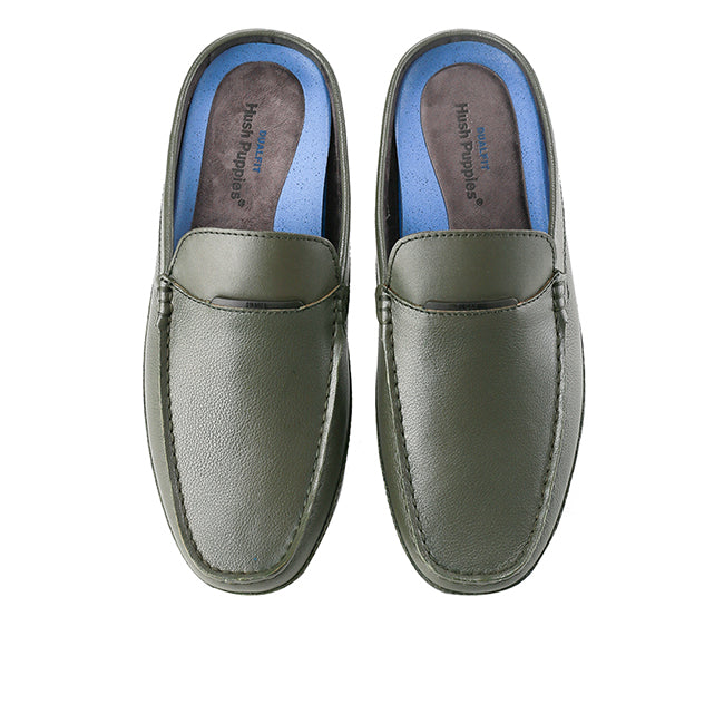 Hush Puppies Sepatu Pria Kovic Vatro Mules In Olive