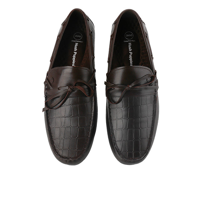 Hush Puppies Sepatu Pria Mcbee Coco Lace Loafer In Brown