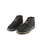 Hush Puppies Sepatu Pria Boots Jenson Chukka In Bold Black Nubuck