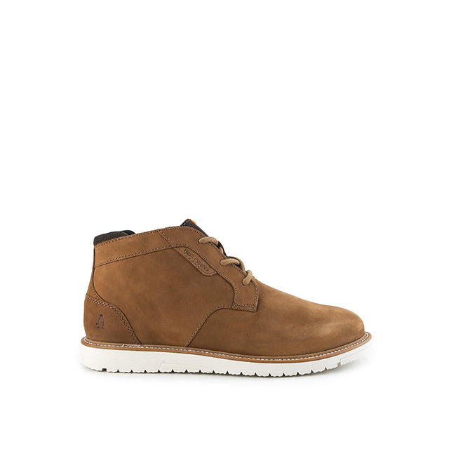 Hush Puppies Sepatu Pria Boots Jenson Chukka In Caramel Tan Nubuck