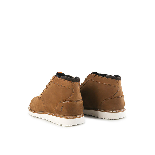 Hush Puppies Sepatu Pria Boots Jenson Chukka In Caramel Tan Nubuck