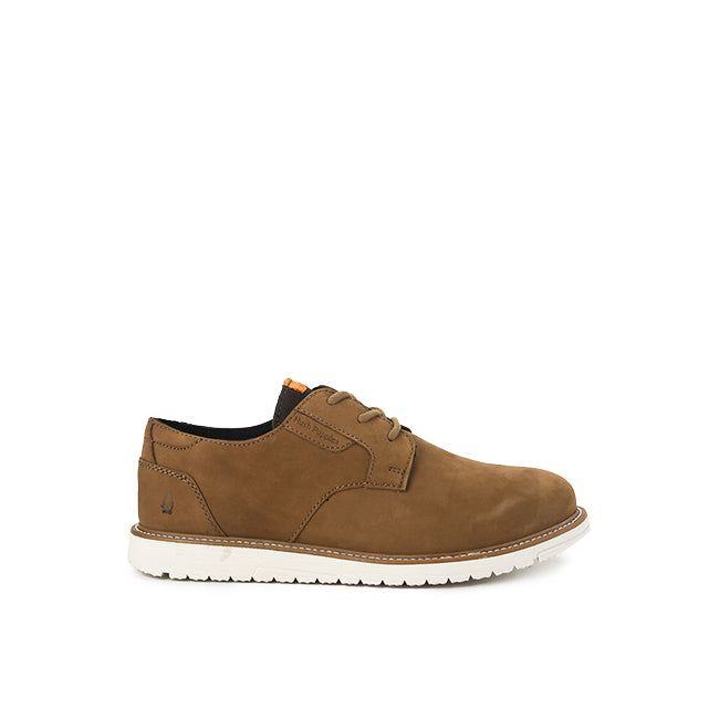 Hush Puppies Sepatu Pria Lace Up Jenson Oxford In Caramel Tan Nubuck