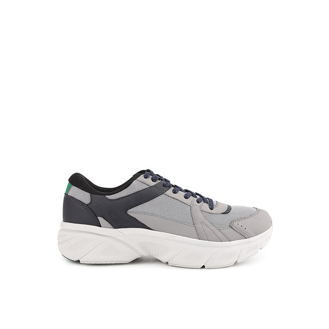 Hush Puppies Sepatu Pria Lace Up Movement Laceup In Calm Grey Leather