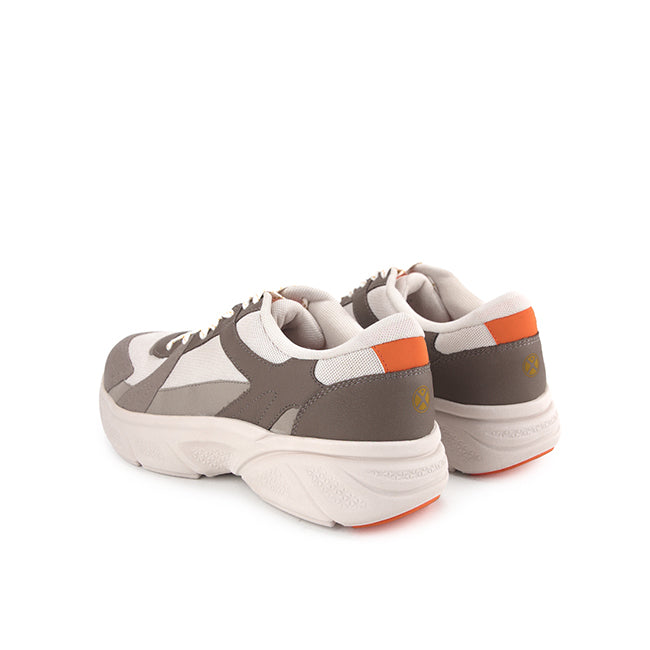 Hush Puppies Sepatu Pria Lace Up Movement Laceup In Vintage Grey Leather