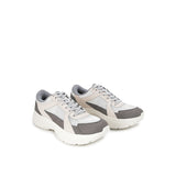 Hush Puppies Sepatu Pria Sneakers Movement Lace Up In White Leather
