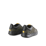 Hush Puppies Sepatu Pria Sneakers Rush Sneaker In Dark Olive Leather