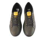 Hush Puppies Sepatu Pria Sneakers Rush Sneaker In Dark Olive Leather