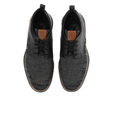 Hush Puppies Sepatu Pria Lace Up Advance Hybrid Lace In Bold Black Leather