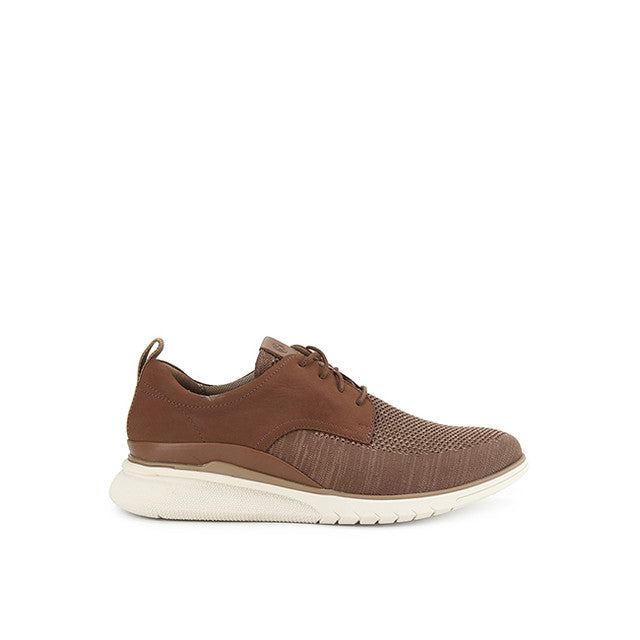 Hush Puppies Sepatu Pria Lace Up Advance Hybrid Lace In Cognac Nubuck