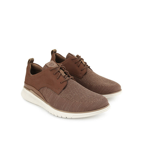 Hush Puppies Sepatu Pria Lace Up Advance Hybrid Lace In Cognac Nubuck