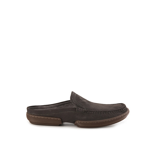 Hush Puppies Sepatu Pria Dymond Mules In Dark Grey