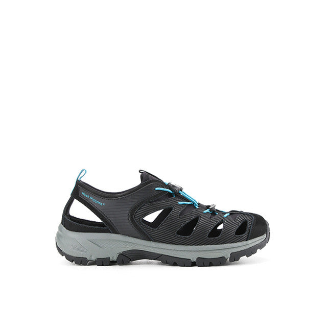 Hush Puppies Sepatu Pria Sneakers Atwood Fisherman In Black
