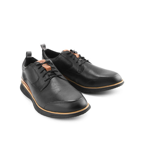 Advance Wthr Laceup In Bold Black Leather