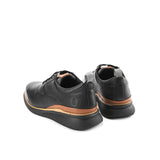 Advance Wthr Laceup In Bold Black Leather