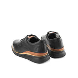 Advance Wthr Laceup In Bold Black Leather