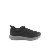 Elevate Wthr Sneaker In Bold Black Nubuck
