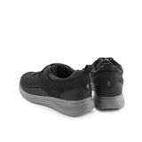 Elevate Wthr Sneaker In Bold Black Nubuck