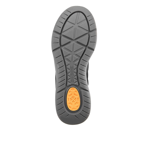 Elevate Wthr Sneaker In Bold Black Nubuck