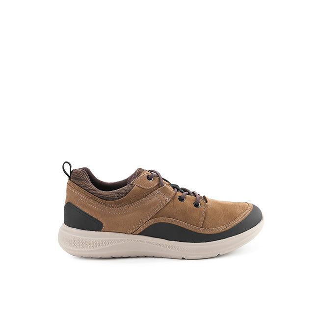 Elevate Wthr Sneaker In Caramel Tan Nubuck