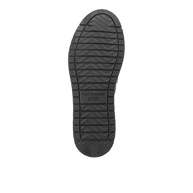 Hush Puppies Sepatu Pria Loafers Jenson Oxford In Bold Black Leather