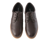 Hush Puppies Sepatu Pria Loafers Jenson Oxford In Dark Brown Leather