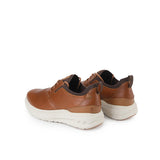 Hush Puppies Men Shoes Excel Lace Up In Cognac Leather