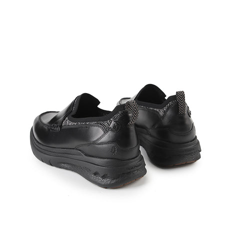 Hush Puppies Men Shoes Excel Loafer In Bold Black Leather