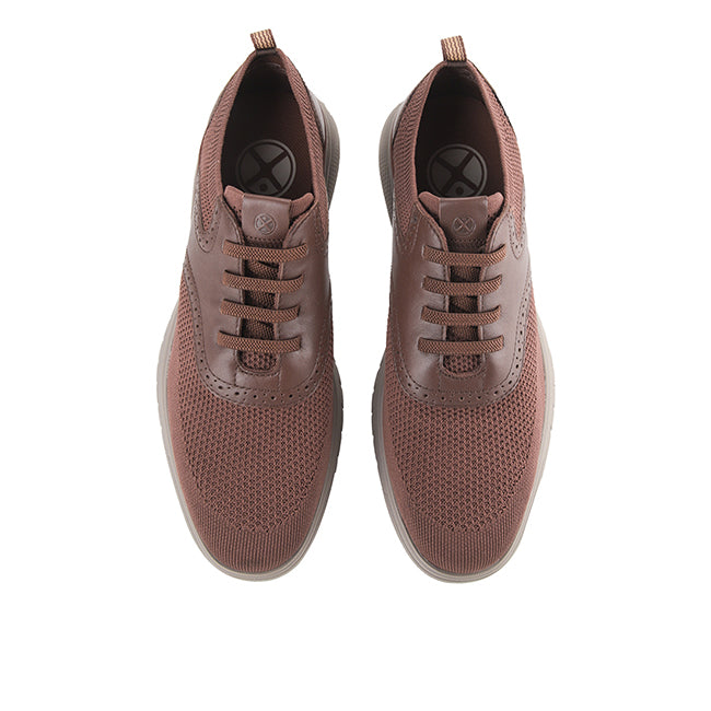 Hush Puppies Men Shoes Advance Hybrid Cord In Dark Brown Knit