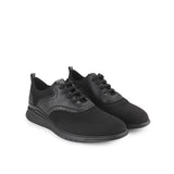 Hush Puppies Men Shoes Advance Hybrid Cord In Bold Black Knit