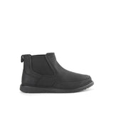 Hush Puppies Men Shoes Jenson Gore Boot In Bold Black Leather