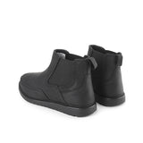 Hush Puppies Men Shoes Jenson Gore Boot In Bold Black Leather