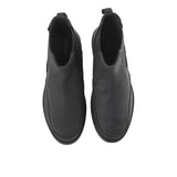 Hush Puppies Men Shoes Jenson Gore Boot In Bold Black Leather