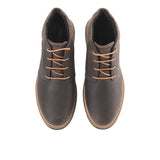 Hush Puppies Men Shoes Jenson Lace Boot In Dark Brown Leather