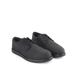 Hush Puppies Men Shoes Jenson Oxford In Bold Black Leather