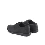Hush Puppies Men Shoes Jenson Oxford In Bold Black Leather