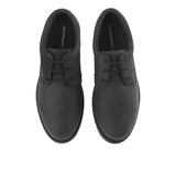 Hush Puppies Men Shoes Jenson Oxford In Bold Black Leather