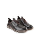 Hush Puppies Men Shoes Bennet Laceup In Dark Brown Leather
