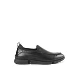Hush Puppies Men Shoes Bennet Slipon In Bold Black Leather