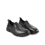 Hush Puppies Men Shoes Bennet Slipon In Bold Black Leather