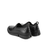 Hush Puppies Men Shoes Bennet Slipon In Bold Black Leather