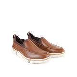 Hush Puppies Men Shoes Bennet Slipon In Cognac Leather