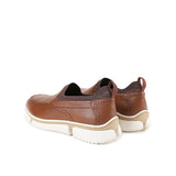 Hush Puppies Men Shoes Bennet Slipon In Cognac Leather