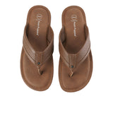 Hush Puppies Sandal Toepost Pria Plainville Vi - Toepost In Brown