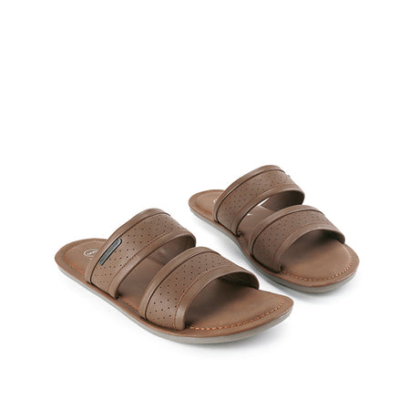 Hush Puppies Sandal Strap Pria Plainville Vi - Double Strap In Brown