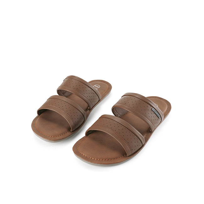 Hush Puppies Sandal Strap Pria Plainville Vi - Double Strap In Brown