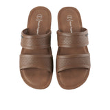 Hush Puppies Sandal Strap Pria Plainville Vi - Double Strap In Brown
