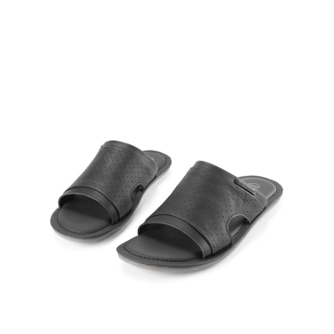 Hush Puppies Sandal Slide Pria Plainville Vi - Slide In Black
