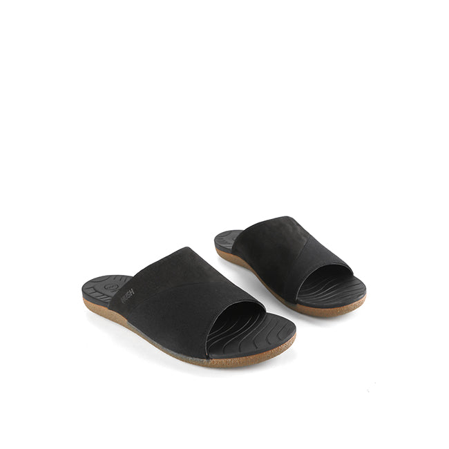 Hush Puppies Sandal Slide Pria Fraser Chad Slide In Black